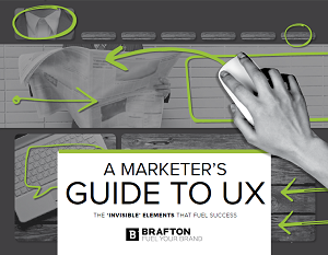 UX eBook email explains design principles to marketers.