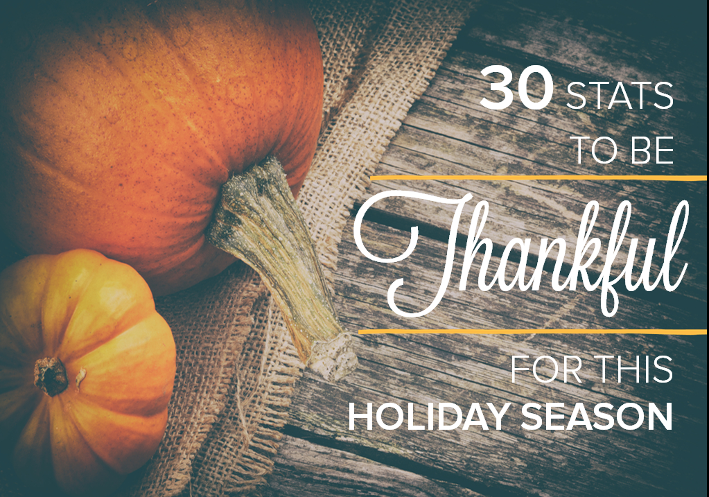 There's a lot to be thankful for over the holiday marketing season.