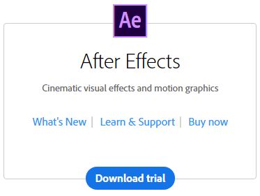 Adobe After Effects video marketing tool