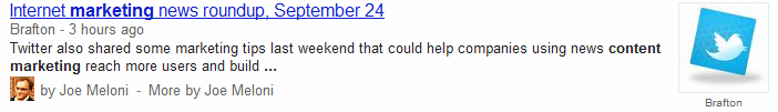 A new Google feature directs web users to writers who have established authority. A new Google feature directs web users to writers who have established authority.