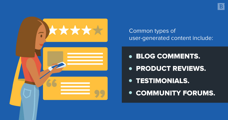 common types of user-generated content