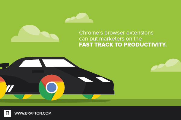 Chrome extensions help marketers reach the finish line.