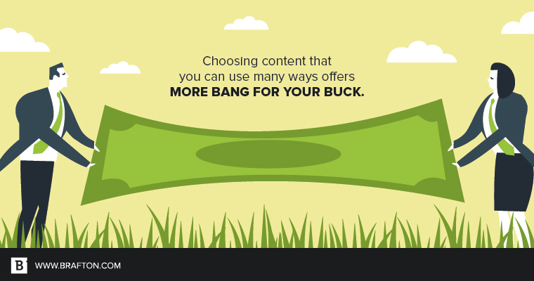 Stretch your dollar further with cost-effective content marketing.