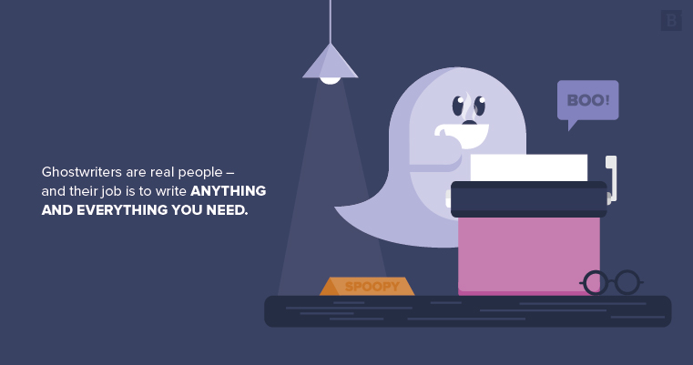 Hiring a ghostwriter will lead to more written assets for your brand.