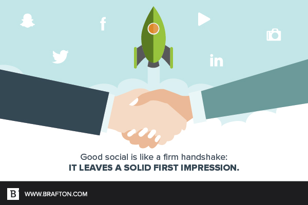 Solid social media strategy leaves the right first impression.