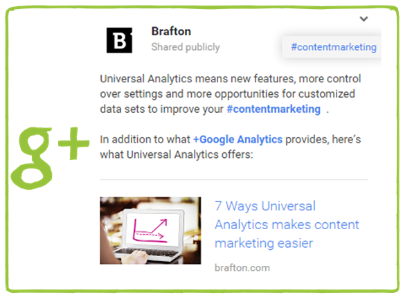 Brafton Universal Analytics GooglePLus