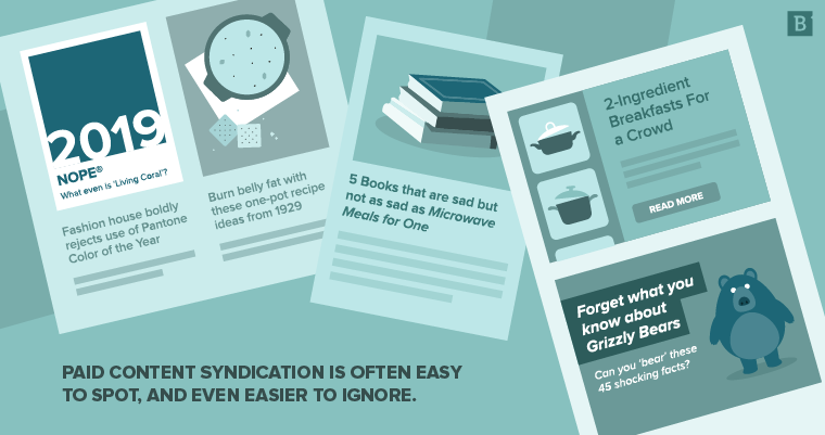 paid content syndication is often easy to spot and even easier to ignore.