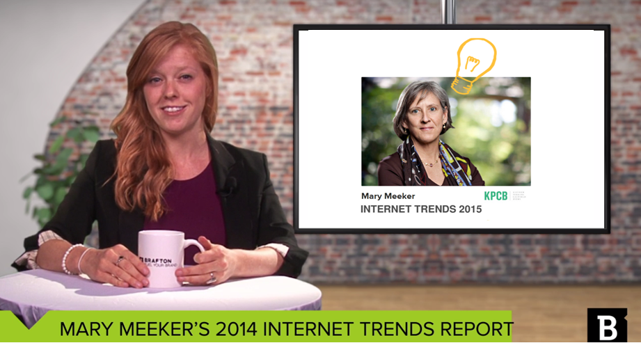 Mary Meeker's 2015 report reveals key changes in the way brands should approach content marketing in the future.