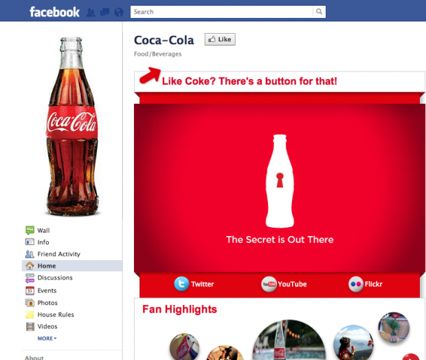 Covario recently named Coca-Cola the top performing brand for social media marketing due to its successful Facebook campaigns.