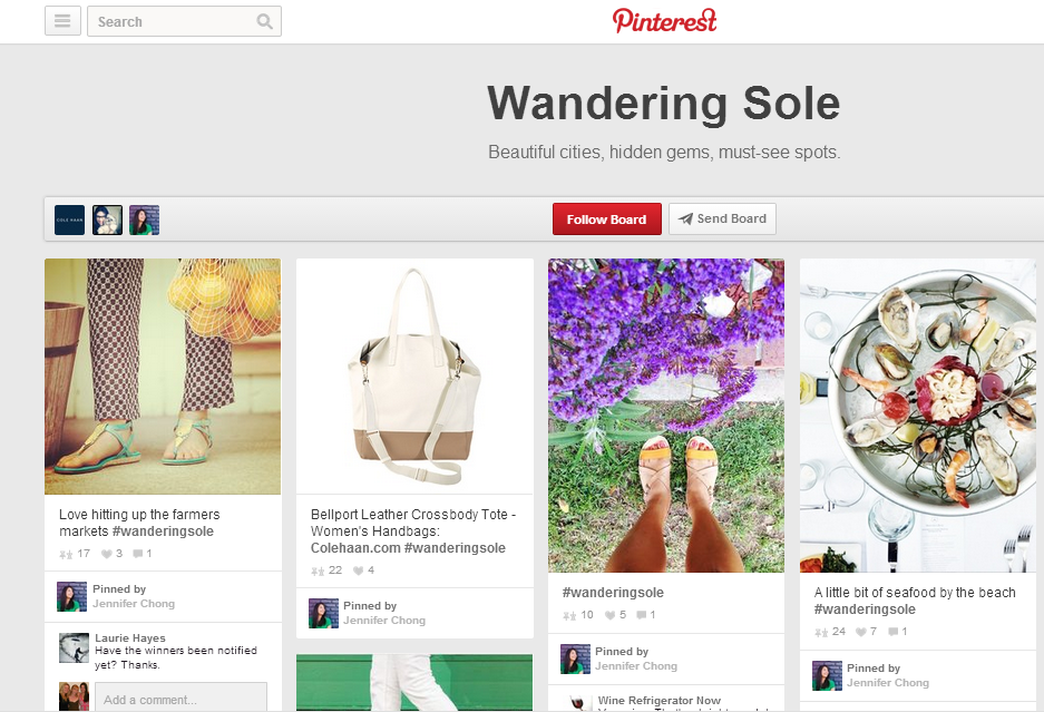 Cole Haan's Pinterest marketing came under fire recently for asking contest participants to share branded pictures.