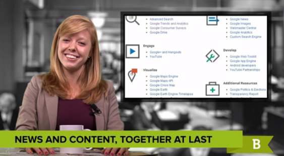 Google launches media tools, a platform that brings together tools marketers need to write news content.