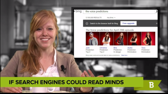 What would happen if search technology could tell us what was going to happen in the future?