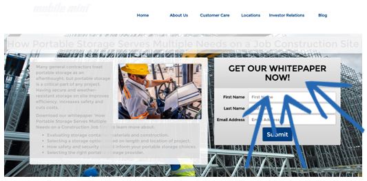 Conversion Landing Page Example Brafton