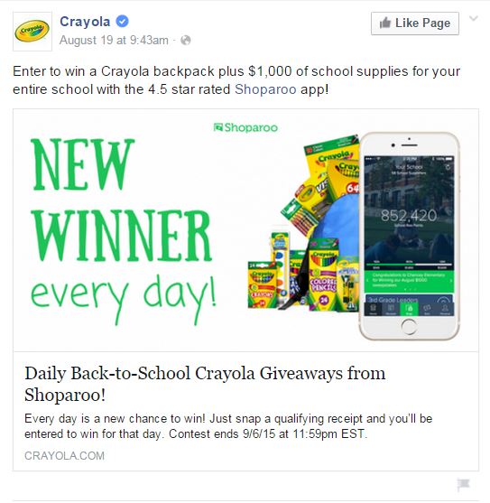 Crayola Contest