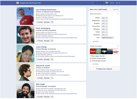 Facebook Graph Search 2