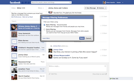 Facebook Test Message