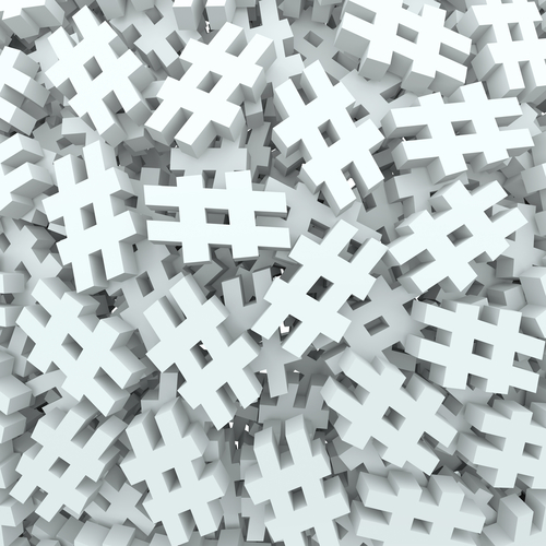 Live Twitter event hashtags keep conversations organized.