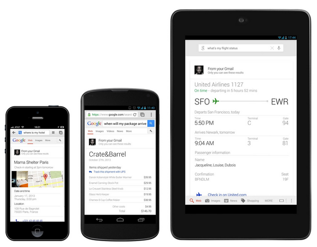 Google may be surfacing fewer organic results for some user queries because of expanded Google Now features.