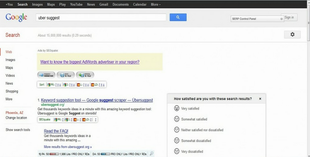 Google has rolled out a survey on its SERPs to gauge the relevance of its results.