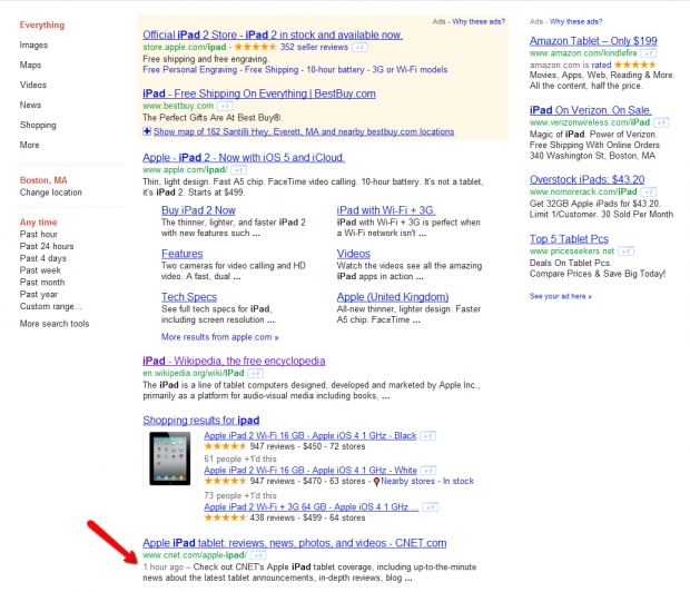 Google announced this week that freshness will now factor into search results, as it looks to improve overall SERP quality.