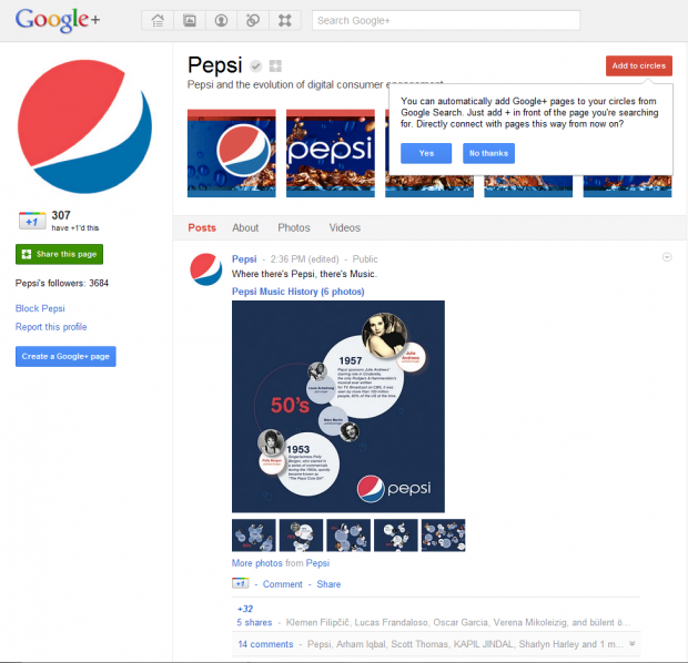 Google+ Pages are now fully integrated with search, placing an emphasis on the use of social and content marketing for businesses.