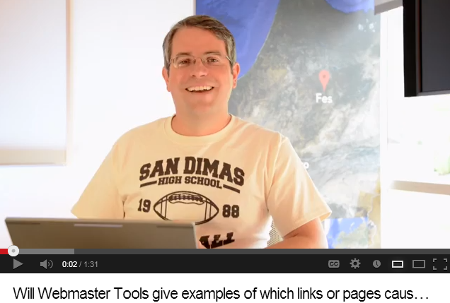 In the lastest video, Matt Cutts says Google will be more explicit about manual penalties.