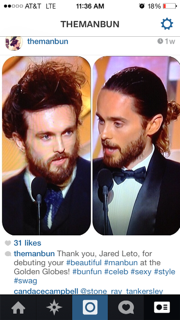 Jared Leto's Man Bun gave the hashtag the traction it needed.