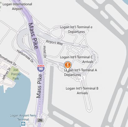 Boston Logan Airport Map