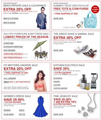 Macy's Newsletter from Simple Relevance Study