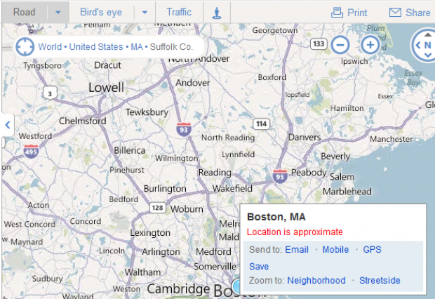 Bing has added a series of sharing features to its maps.