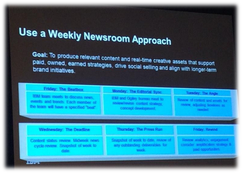 IBM at SMX East - newsroom content marketing example