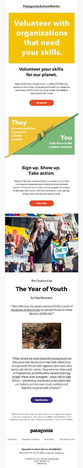 Nonprofit Email Examples to Inspire Your Supporters - Patagonia