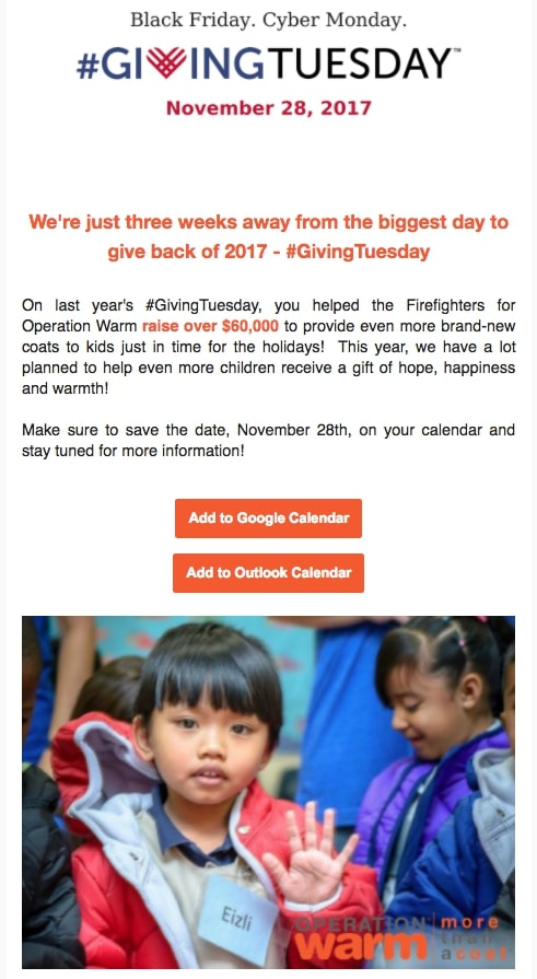 Nonprofit Email Examples to Inspire Your Supporters - Giving Tuesday