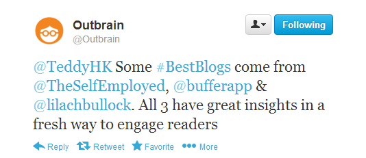 Outbrain BestBlogs
