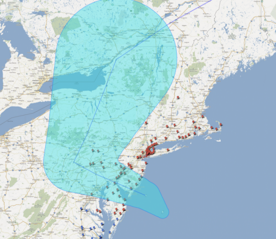 Google crisis map Hurricane Sandy