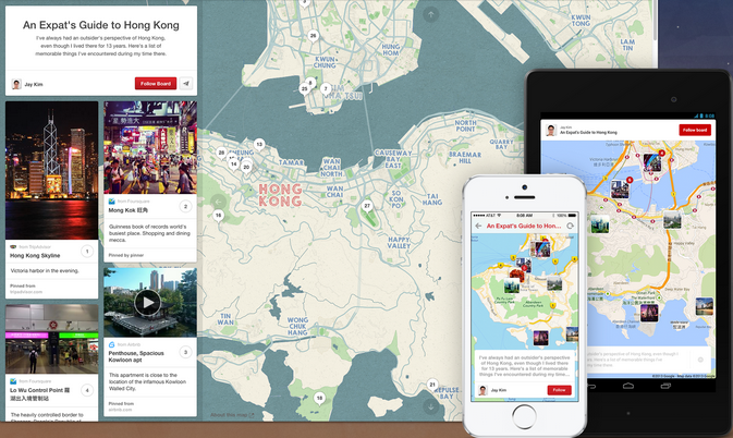 Pinterest Place Pins bring new context to social media content.