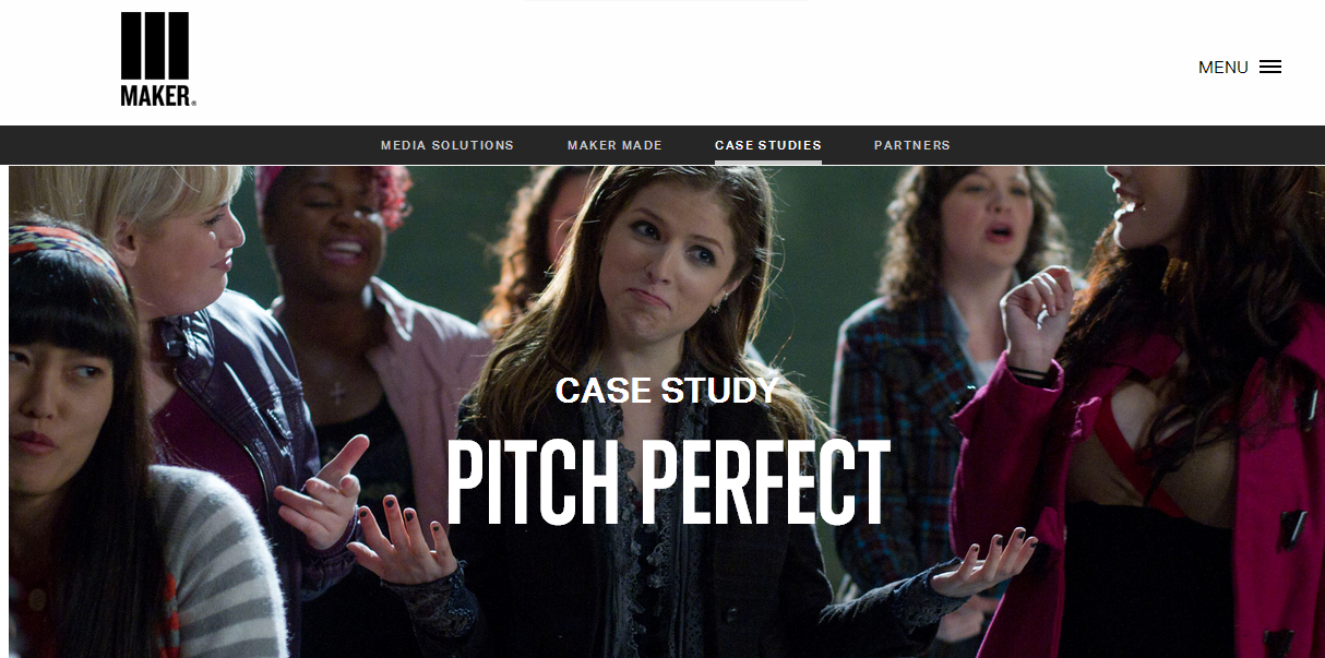 Pitch Perfect is an example of how brands can advertise their companies on YouTube.