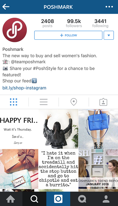 Poshmark Instagram