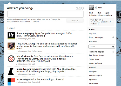 Promoted Topics study