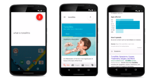Google brings health care information directly into search results for easy access to information.