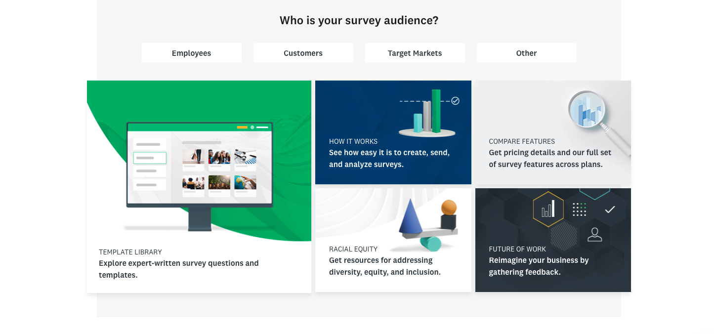 What is SaaS Marketing example surveymonkey