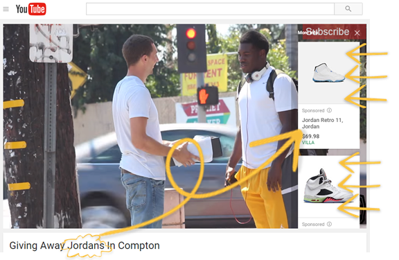 Shopping ads for YouTube