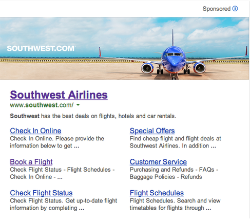 Google goes against its standards for displaying sponsored content.