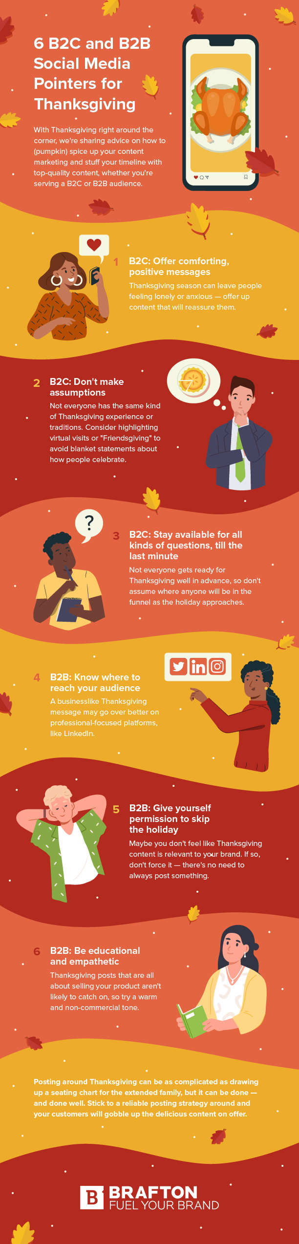 6 B2C and B2B social media pointers for Thanksgiving