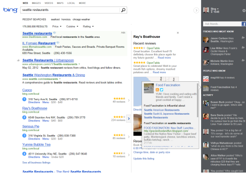 Bing unveiled a new SERP layout that includes different types of content three separate columns.