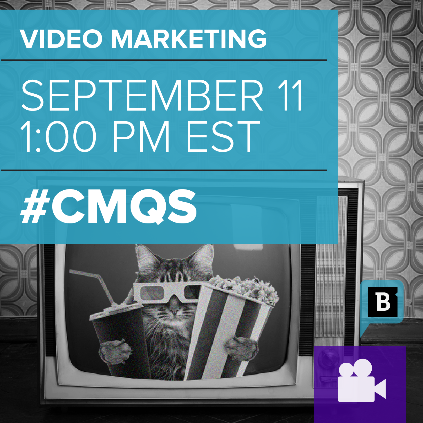 Brafton's Video Webinar #cmQs discuss video content.