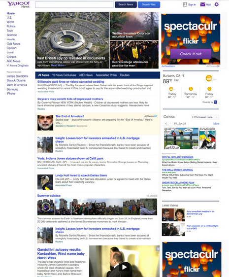 Yahoo News has a new look and feel, which could bring web traffic back to the search engine.