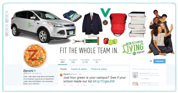 ZipCarU Twitter Handle