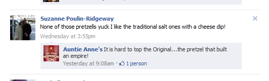 Auntie Anne's handles tricky user generated content.