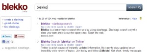 Blekko offers SEO tools and a spam-free search experience that emphasizes content.